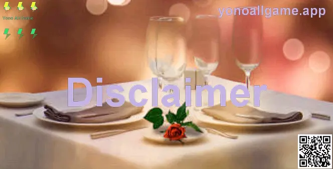 Disclaimer page visual for Yono All Game by author Sharma Neha